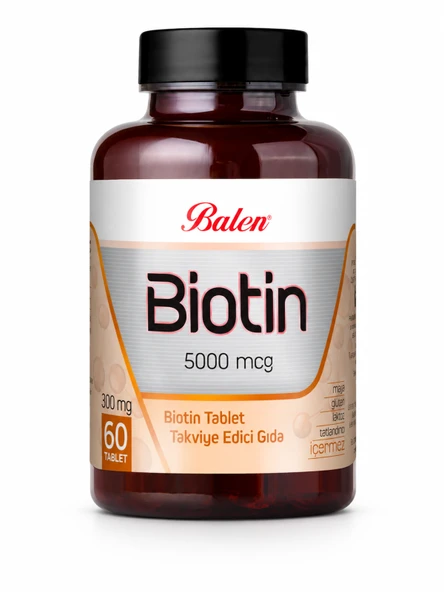BİOTİN TABLET 300 MG*60 ürün görseli 1