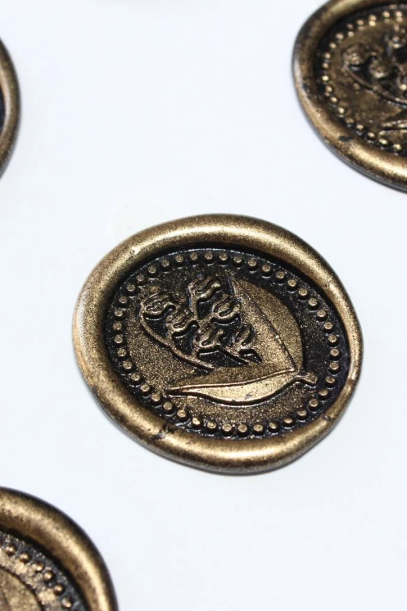 Mühürcüm  Vadi Zambağı 12 Adet 3D Hazır Kendinden Yapışkanlı Sticker Mühür RM2115 ürün görseli 1