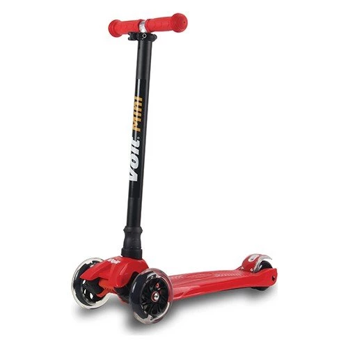 Voit Mini Led Işıklı 3 Teker Scooter -Kırmızı -New ürün görseli 1