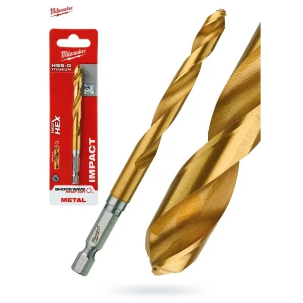 Milwaukee Metal Matkap Ucu Hex Girişli 9.5 MM 48894722 ürün görseli 1