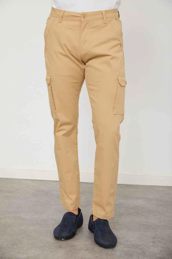 CAZADOR 0012 ERKEK KARGO PANTOLON BEJ ürün görseli 1