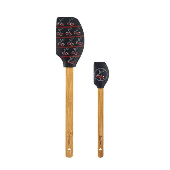 TANTİTONİ FÜME DESENLİ 2Lİ SİLİKON SPATULA SETİ ürün görseli 1