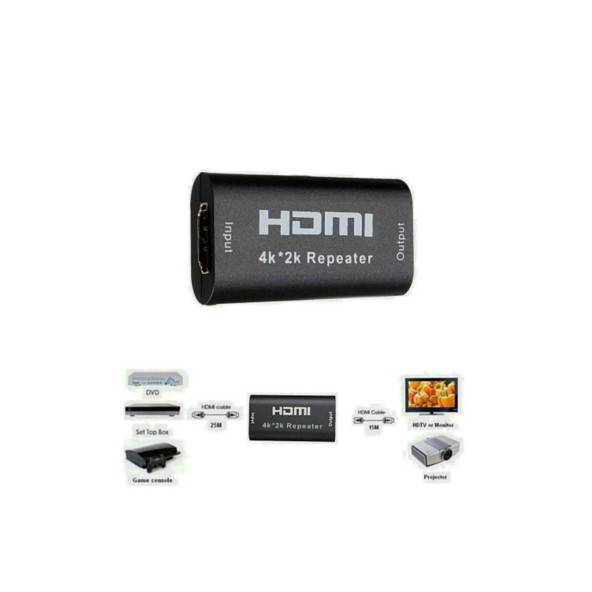 Navidata Hdmi Dişi Dişi Uzatıcı Repeater 4K 40 Metre Adaptör Extender ürün görseli 1