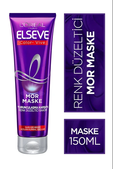 Loreal Paris Color-Vive Mor Maske Turunculaşma Karşıtı 150ML ürün görseli 1