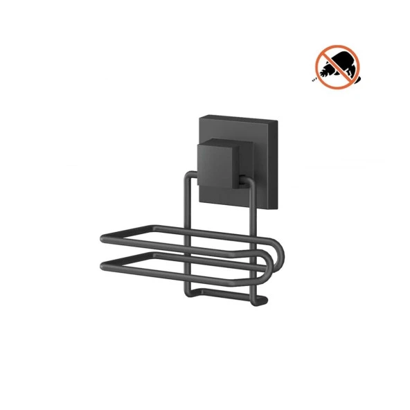Tekno Tel EF-271 Yapışkanlı Tuvalet Wc Kağıtlık Siyah ürün görseli 1