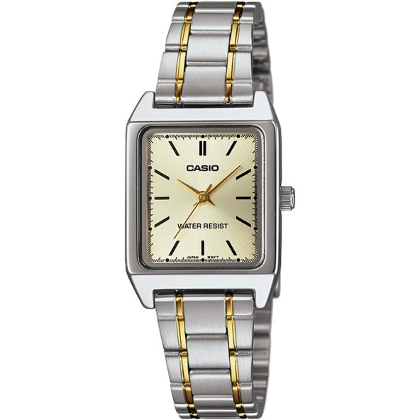 CASIO LTP-V007SG-9EUDF ALTIN KAPLAMA KARE KADIN KOL SAATİ ürün görseli 1