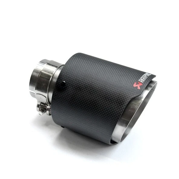AKRAPOVİÇ Akrapoviç egzoz ucu mat karbon model 90mm - Resim 2