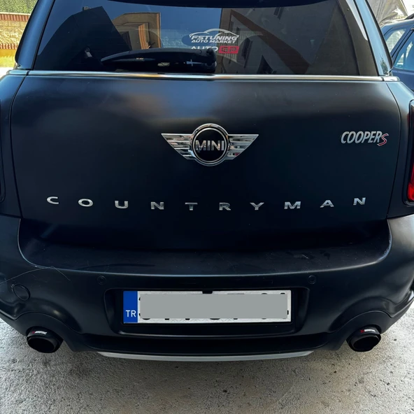 AKRAPOVİÇ Mini cooper r60 countryman egzoz ucu çiftli karbon akrapoviç 100mm ürün görseli 1
