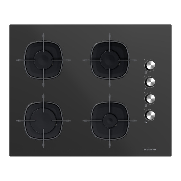 Silverline CS5665B01 Siyah Cam Ankastre Ocak 65 cm ürün görseli 1