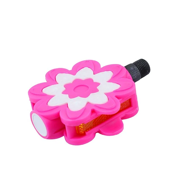 Çocuk Pedal - 16/20, Pembe-Beyaz Çiçek Model, Bilyasız ürün görseli 1