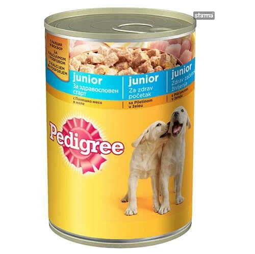 Pedigree Tavuklu Yavru Köpek Konservesi 400gr ürün görseli 1