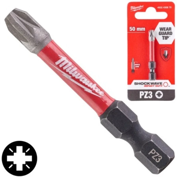 Milwaukee Bits Uç PZ3 50 MM 4932430870 - Resim 5
