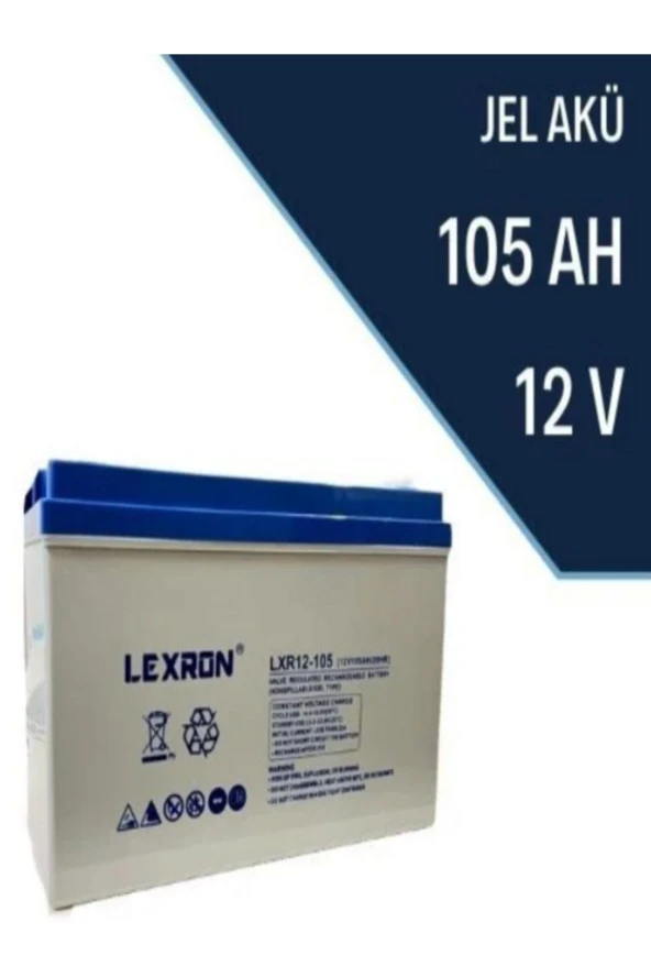12v 105ah-100ah Solar Jel Akü ürün görseli 1