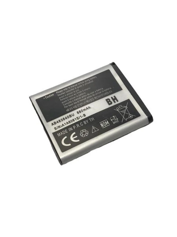 Samsung AB483640BU 880mAh Batarya - M600 S8300 C3050 J600 J610 J750 L600 ürün görseli 1