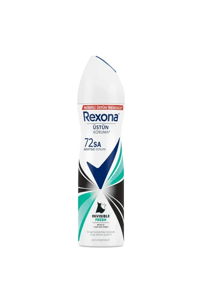 RexonaKadın Sprey Deodorant Invisible Fresh Deep 72 Saat Kesintisiz Üstün Koruma 150 ml ürün görseli 1