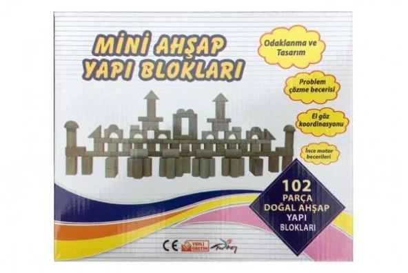 Soylu Ahşap Mini Ahşap Yapı Blokları ürün görseli 1