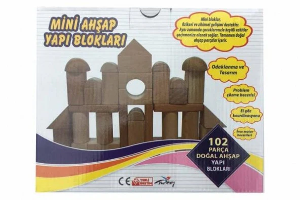 Soylu Ahşap Mini Ahşap Yapı Blokları - Resim 3