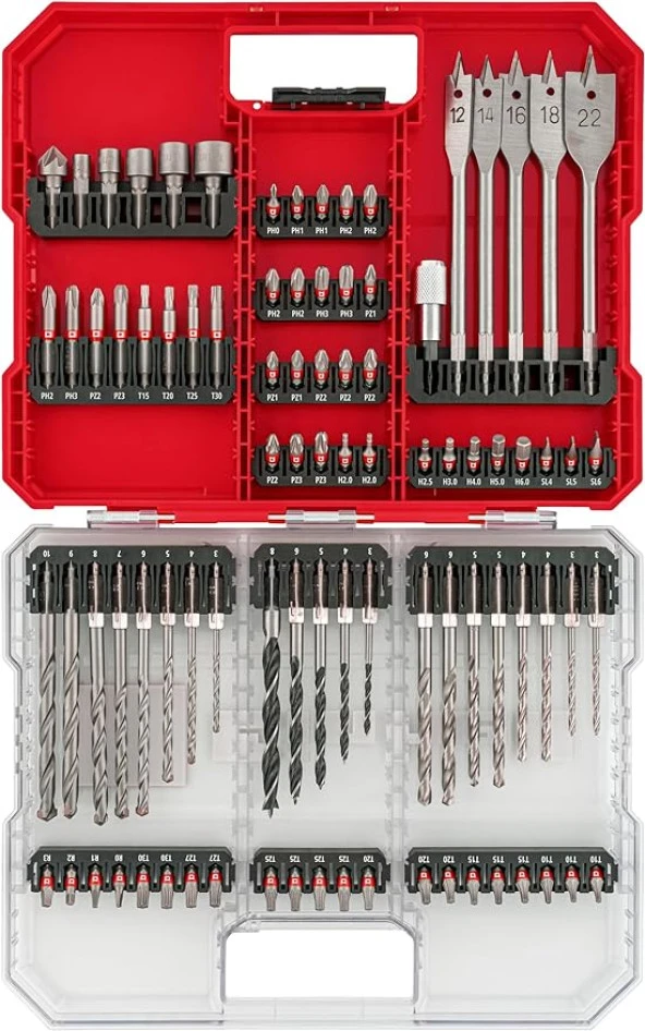 Einhell XL-Case 95 Parça Darbeye Dayanıklı Bits Uç Matkap Seti 108798 ürün görseli 1