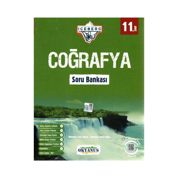Okyanus Yayınları 11. Sınıf Iceberg Coğrafya Soru Bankası ürün görseli 1