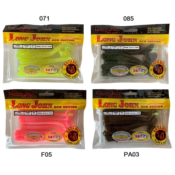 Lucky John Long John 4.2'' (10.67 cm) 6'lı Paket Silikon Yem ürün görseli 1