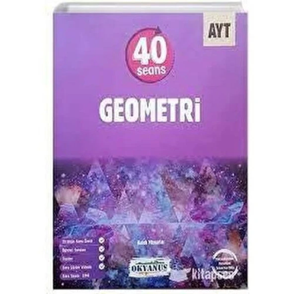 Okyanus Yayınları AYT Geometri 40 Seans ürün görseli 1