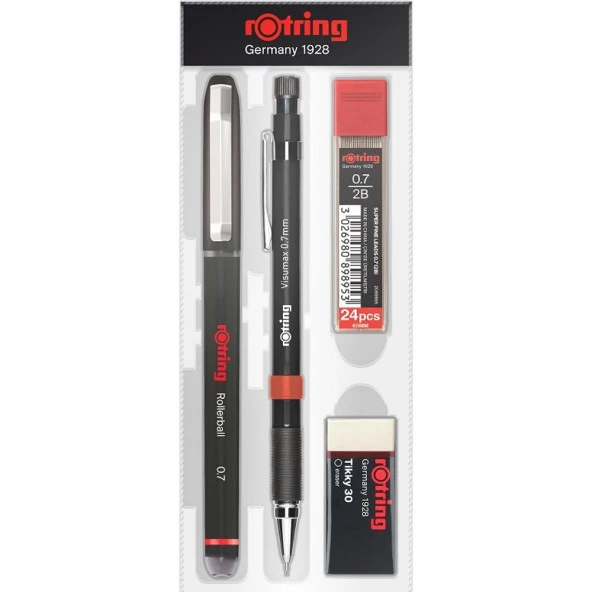 Rotring Ofis Seti Visumax + Roller Siyah ürün görseli 1