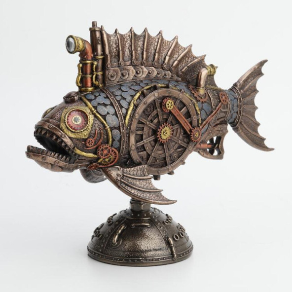 WISE Veronese Serisi-Wise Karışık-STEAMPUNK BALIK-31x11x24 CM-JWU77120V4 ürün görseli 1