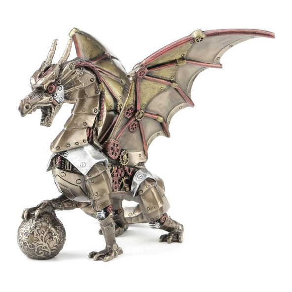 WISE Veronese Serisi-Wise Karışık-STEAMPUNK EJDERHA-19,5x18x16,5 CM-JWU76858A4 ürün görseli 1