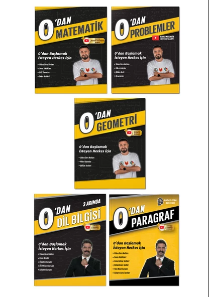 0'dan Youtube Kamp Serisi - Dil Bilgisi - Paragraf - Problemler - Geometri - Matematik ürün görseli 1