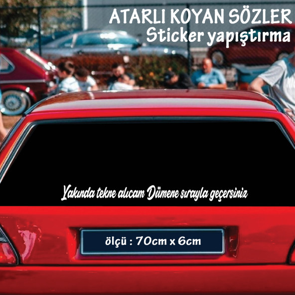 etkileyici koyan sözler - atarlı ukala türkçe şarkı anlamlı sözler - cam yazıları sticker etiket yapıştırma ürün görseli 1