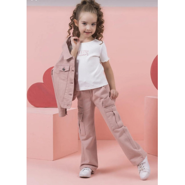 DMB BOYS & GIRLS Kız çocuk Dokuma Pantolon ürün görseli 1