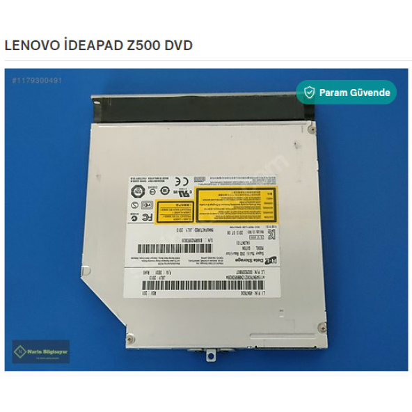 LENOVO İDEAPAD Z500 DVD ürün görseli 1