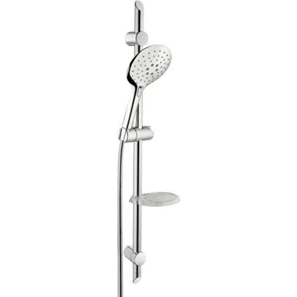 Artema Artema Shine Round A45628WSA 3f Sürgülü El Duşu Takımı, Krom ürün görseli 1