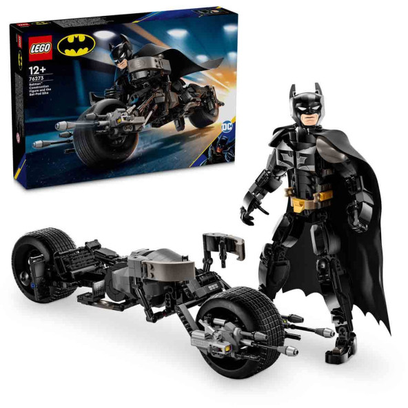 LEGO DC Batman Yapım Figürü ve Bat-Pod Motosiklet 76273  12 Yaş ve Üzeri Kara Şövalye Süper Kahraman Model Yapım Seti (713 Parça) ürün görseli 1
