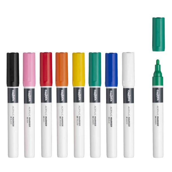 Carioca Plus Akrilik Marker 8'li - Resim 2