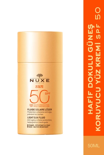 Nuxe Sun Güneş Koruyucu Hafif Dokulu Yüz Kremi SPF 50 50 ml ürün görseli 1