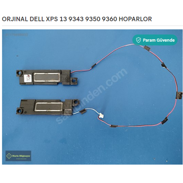 ORJİNAL DELL XPS 13 9343 9350 9360 HOPARLÖR ürün görseli 1