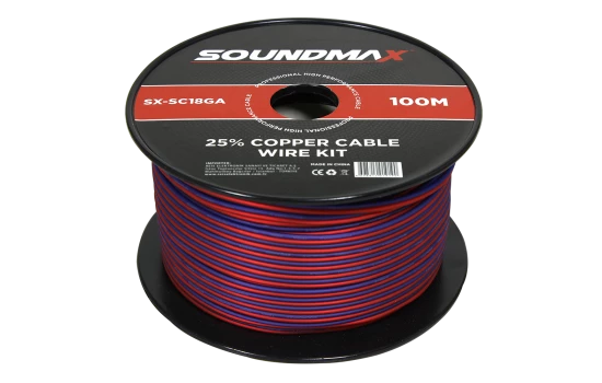 SOUNDMAX SX-SC16GA Hoparlör Kablosu Silikon 100 Metre ürün görseli 1