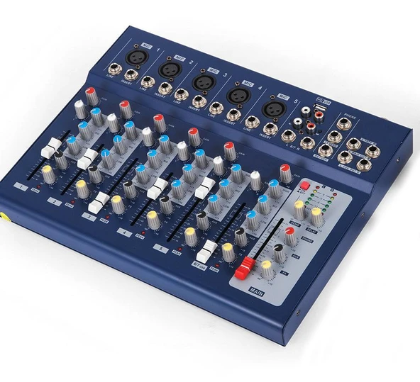 DECK MİXER 7 KANAL USB WESTA WD-7U ürün görseli 1