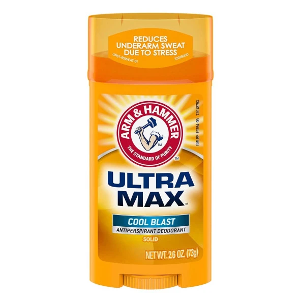 Arm & Hammer Ultra Max Cool Blast Antiperspirant Stick 73gr.Unisex ürün görseli 1