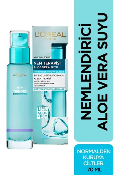 L'Oreal Paris Paris Nem Terapisi Aloe Vera Suyu Kuru Cilt 70 ml ürün görseli 1