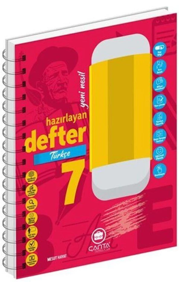 7. Sınıf Türkçe Okula Yardımcı Hazırlayan Defter Çanta Yayınları ürün görseli 1