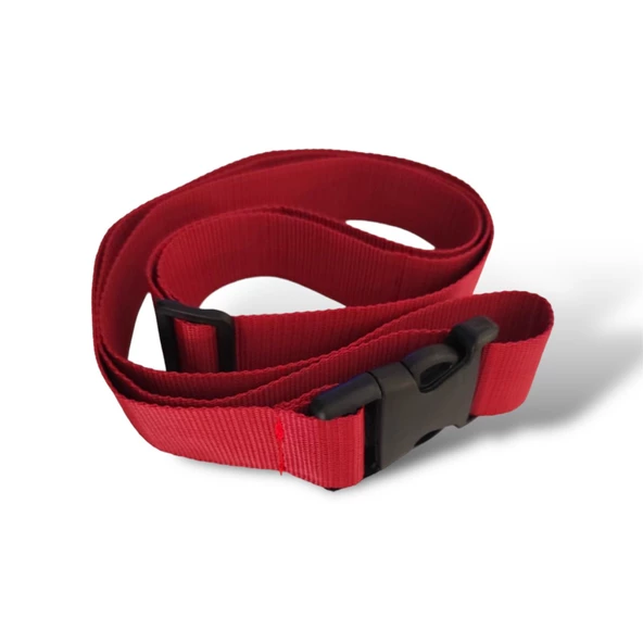 Premium Bordo Renk Valiz Kemeri - Resim 3