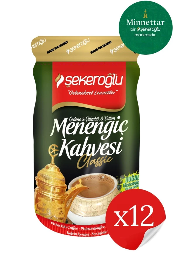 Şekeroğlu Sıvı Menengiç Kahvesi 12 X 600 gr ürün görseli 1