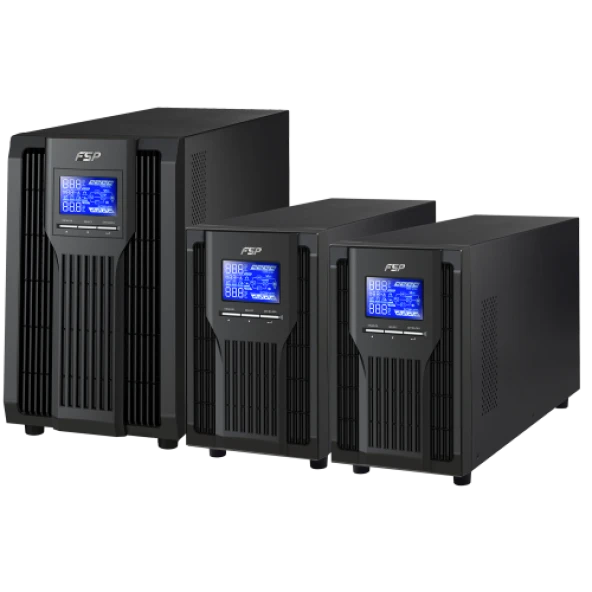 FSP Champ1K 1KVA Online UPS 2x9A Akü - Resim 2