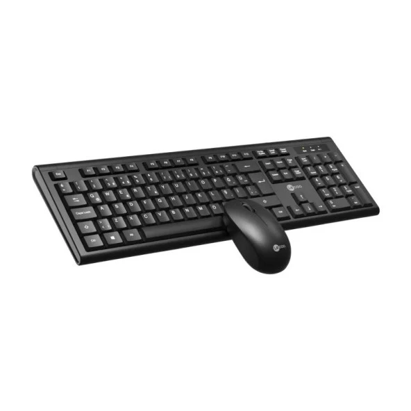 LECOO KW200 KABLOSUZ SIYAH Q KLAVYE+MOUSE - Resim 2
