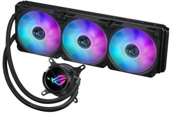 ASUS ROG STRIX LC III 360 ARGB AURA SYNC RGB 120MM*3 ADRESLENEBILIR RGB FAN CPU SIVI SOGUTUCUSU ürün görseli 1