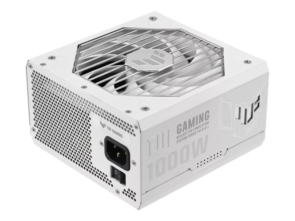 ASUS TUF GAMING-1000G 80+ GOLD 1000W MODÜLER ATX 3.0 UYUMLU 10 YIL GARANTI - BEYAZ ürün görseli 1