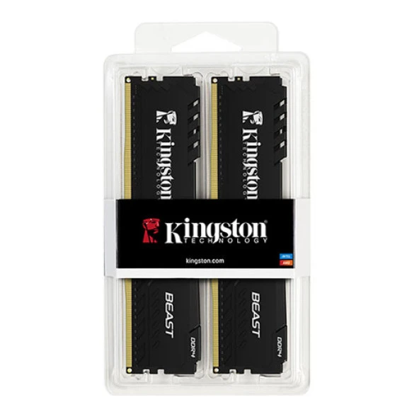 KINGSTON KNG Beast 16GB 3600 D4 KF436C17BBK2/16TR ürün görseli 1