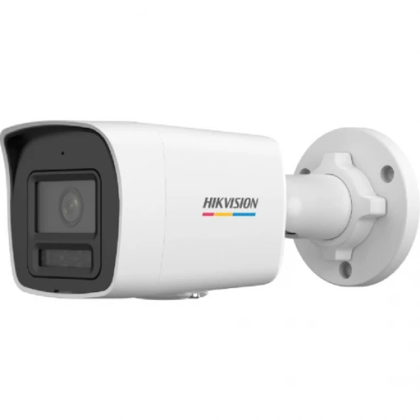 HIKVISION DS-2CD1027G2H-LIUF 2Mpix, 4mm Lens, H265+, 30Mt Gece Görüsü,Color Vu Lite, Smart Hybrid Light,  Full Time Color, Dahili Mikrofon, Metal Kasa Bullet IP Kamera ürün görseli 1